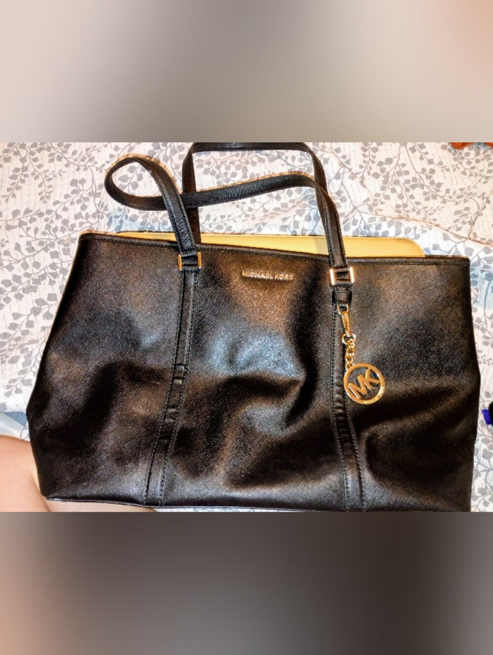 Genuine Michael Kors Large Black Tote